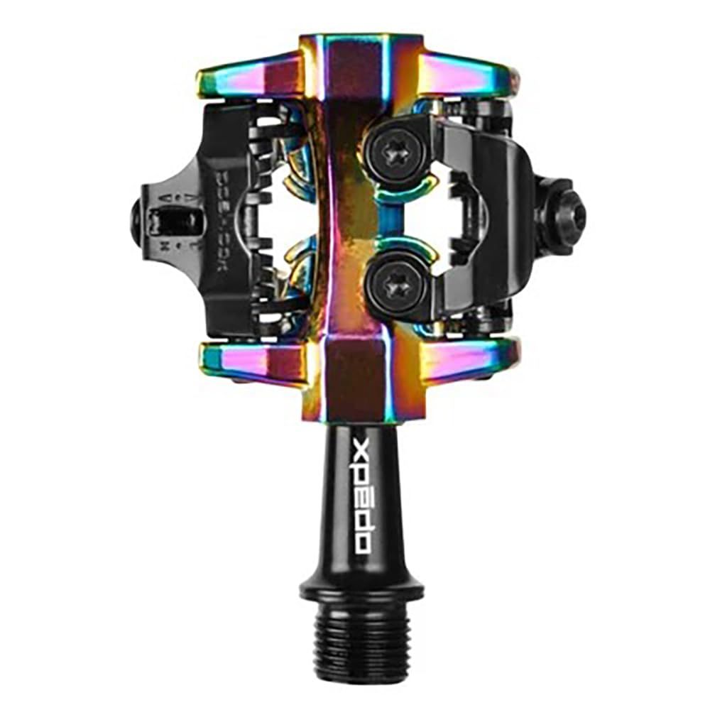 新品 エクスペド XPEDO 自転車用 ペダル CXR 左右セット マウンテンバイク ロードバイク ビンディング SPDペダル クロモリスピンドル オイルスリック XMF10AC50OS