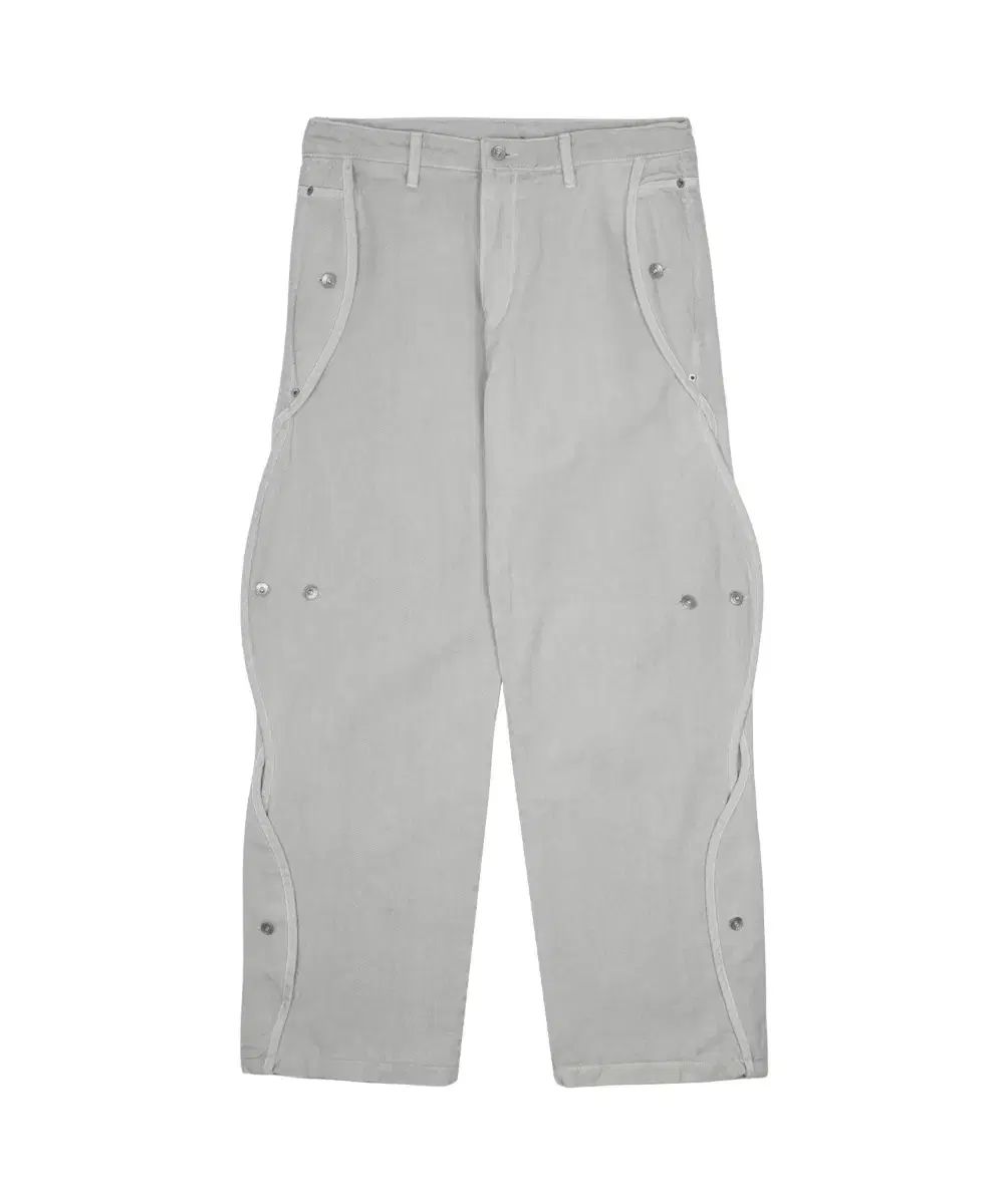 SAN SAN GEAR サンサンギアー コットン ウェーブ パンツ グレー 1サイズ 新品