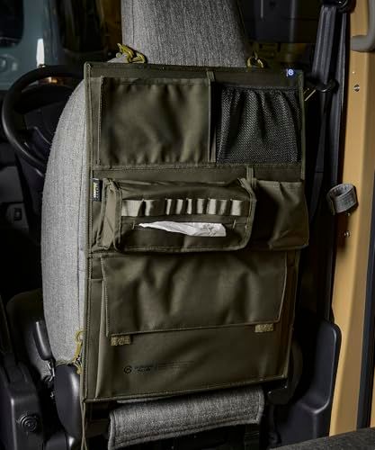 GORDON MILLER シートバックポケット コーデュラ オーガナイザー 車用 後部座席 収納 小物入れ 簡単取付 オリーブドラブ 01646558ts 4aff1843