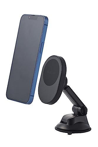 エレコム 車載ワイヤレス充電器 マグネット吸着 7.5W 5W 車載ホルダー スマホホルダー 車 ゲル吸着 [Magsafe対応iPhone 14/13/12 対応] ブラック W-QC10BKts 22ad8a8f