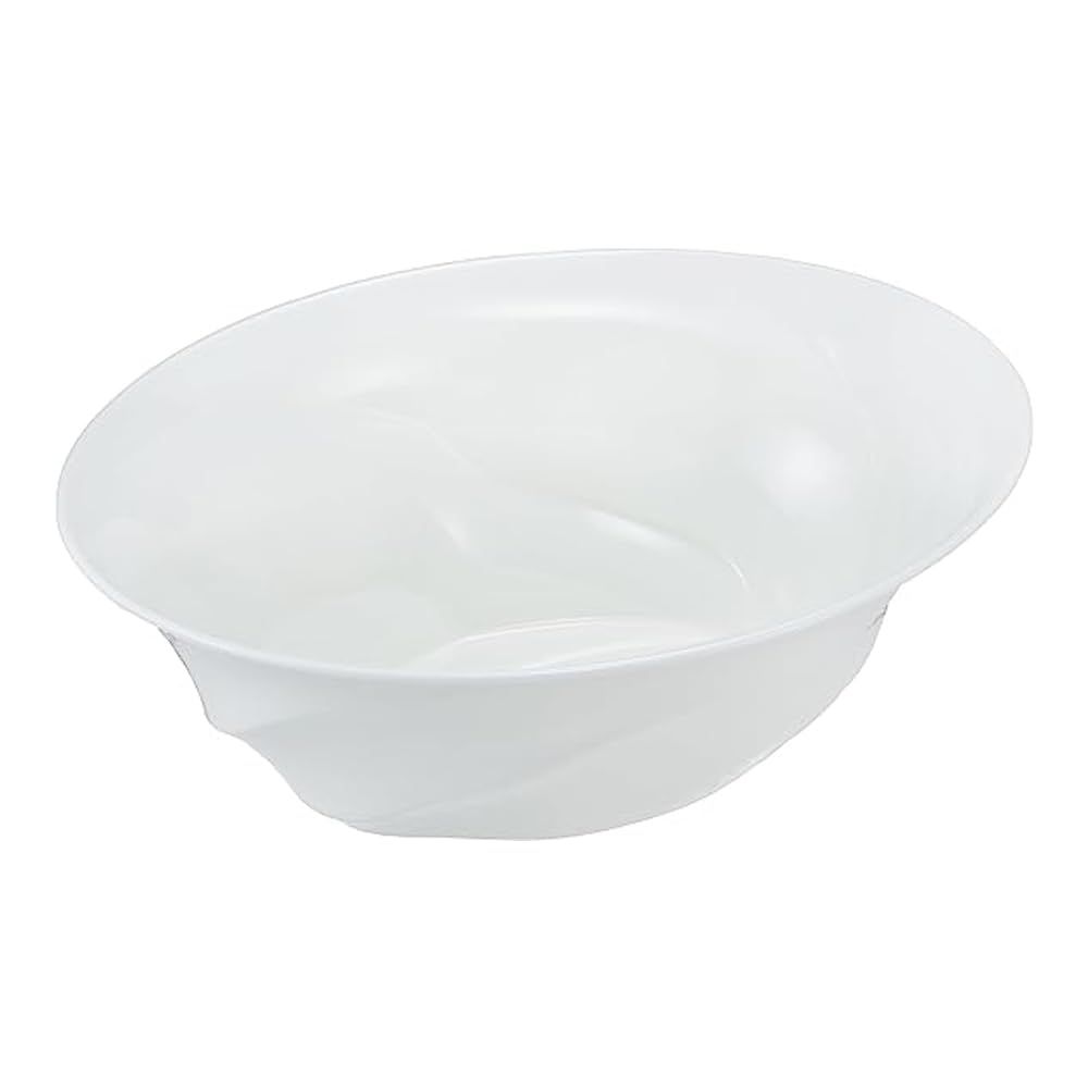 新品 NARUMI(ナルミ) ボウル 皿 リッジス(RYDGES) 25cm ホワイト おしゃれ レリーフ ビュッフェボウル 電子レンジ温め 食洗機対応 52257-3677