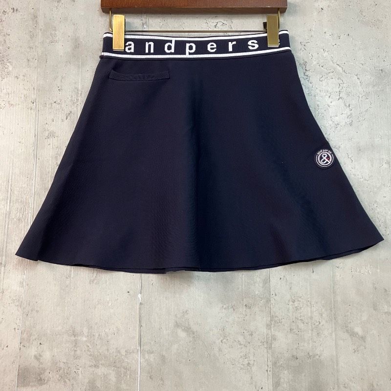 美品 and per se アンパスィ M ゴルフウェア ネイビー アクティブ