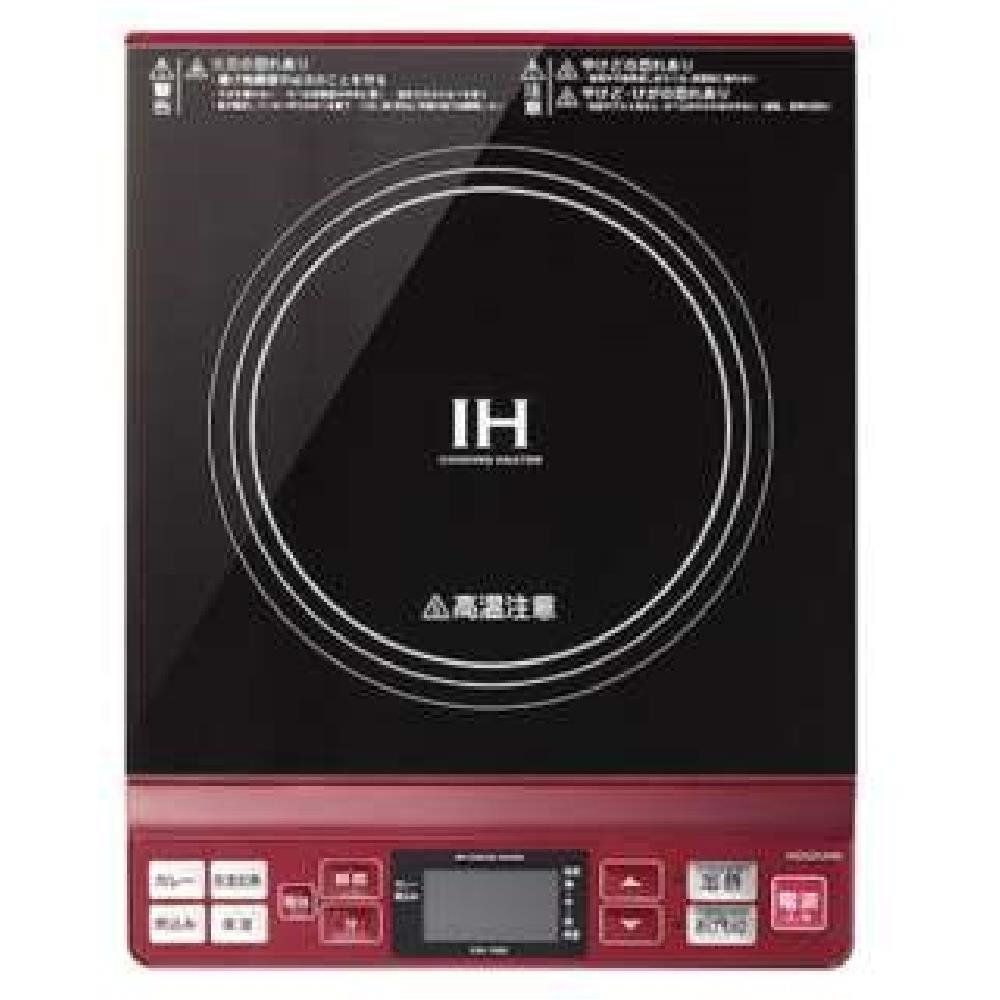 新品 コイズミ IHクッキングヒーター レッド KIH-1402/R