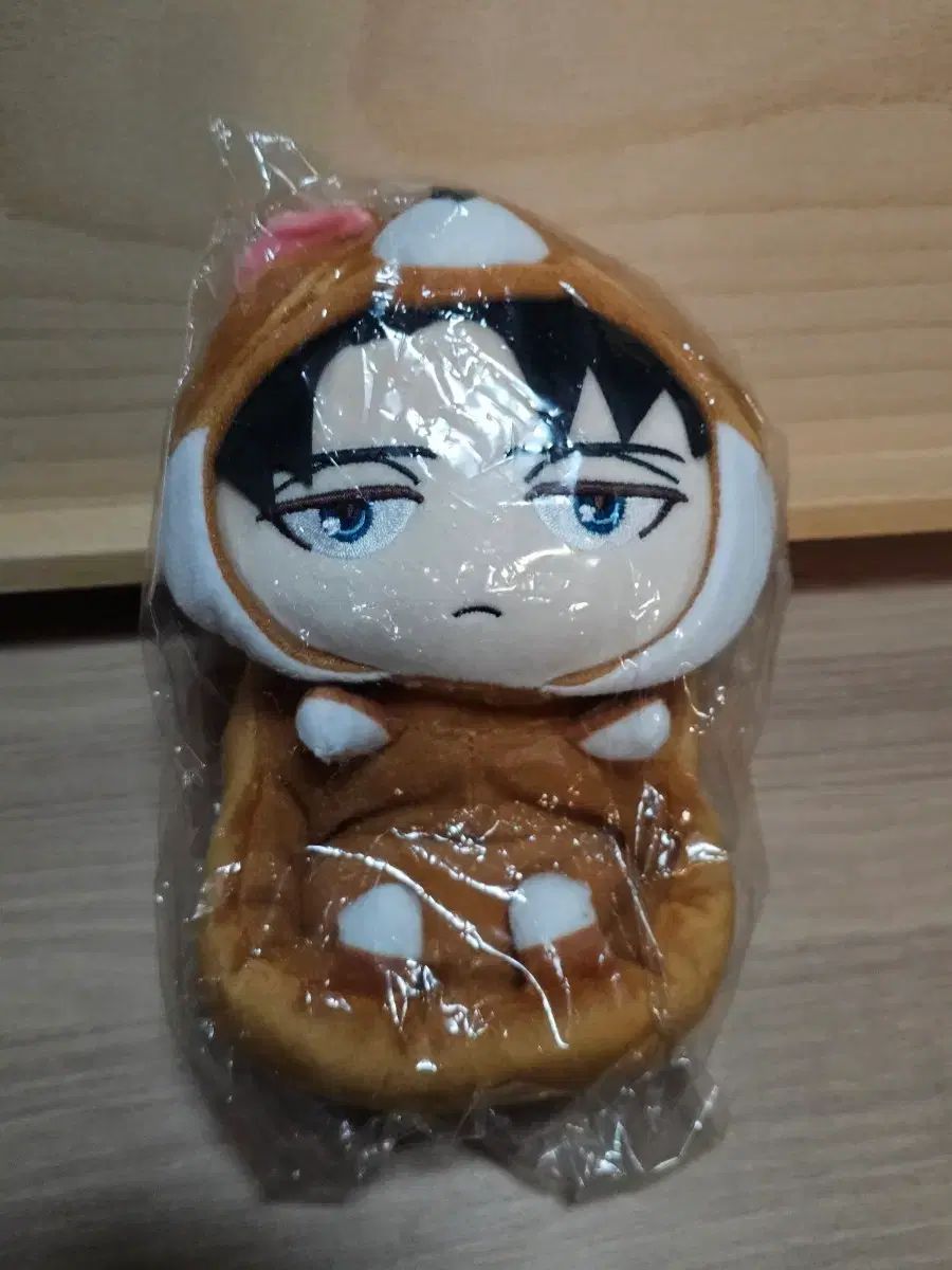 進撃の巨人 リヴァイ 携帯スタンド 립뭉이 ぬいぐるみ 未開封