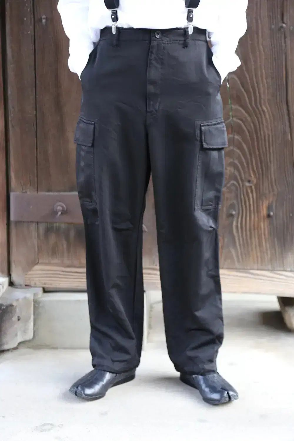 コム・デ・ギャルソン オム 20aw サテン カーゴ パンツ M
