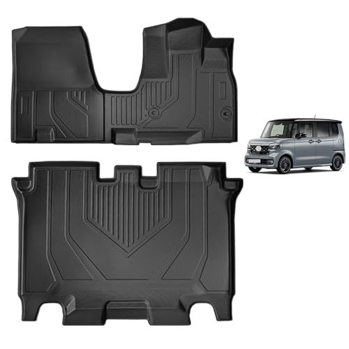 ホンダ との互換性あり N-BOX JF5 JF6 フロアマット 3Dカーマット 車専用 フロアマット 立体カーマット TPE材質 耐汚れ 耐摩擦 抗菌効果 防水 滑り防止 保護パーツ カー用品（2PCS）(沖縄・離島の方不可) 036efce7