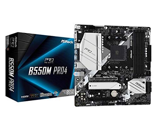☆新品☆ASRock AMD Ryzen 5000シリーズ(Soket AM4)対応 B550チップセット搭載 Micro ATX マザーボード 【国内正規代理店品】B550M Pro4 2421cc01