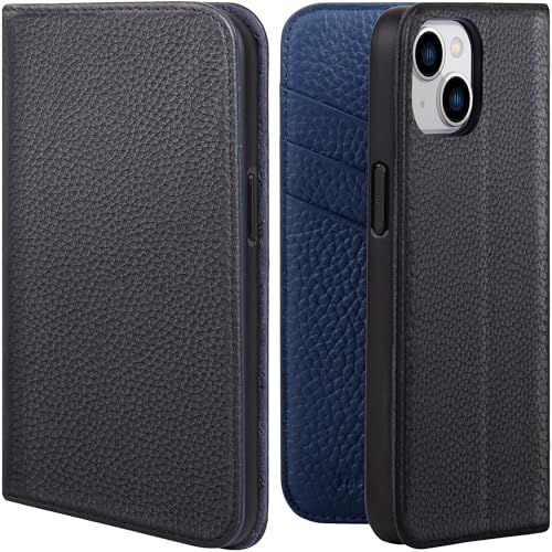 ☆新品☆VISOUL iPhone13 ケース 手帳型 本革 アイフォン13 ケース レザー スマホケース iPhone 13 対応 手帳ケース カード収納 携帯ケース 全面保護 マグネット 横置きスタンド シュリンクレザー 6.1インチ ア e9d1940f