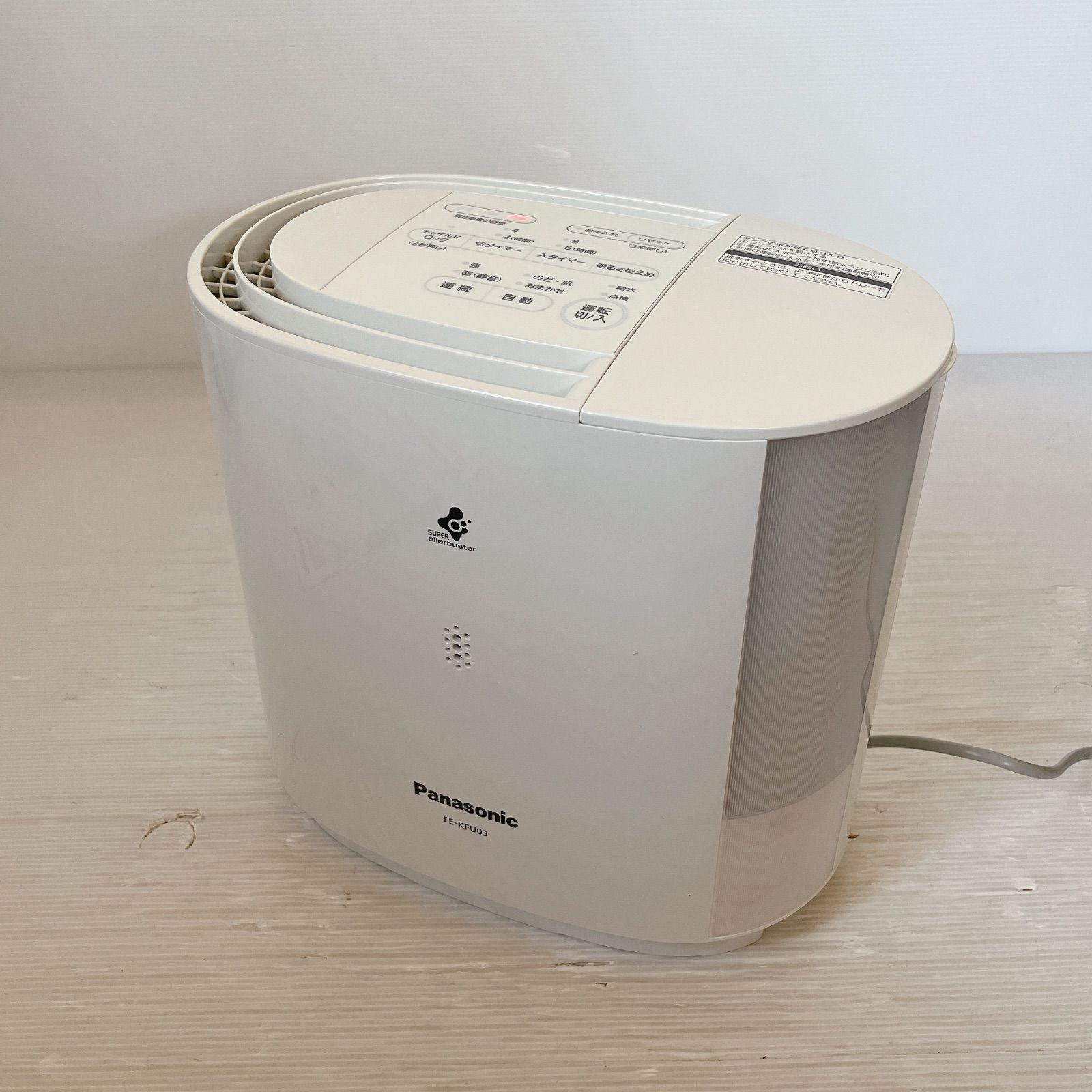 Panasonic FE-KFU03 気化式加湿機 #1018-0505-7 パナソニック 加湿器
