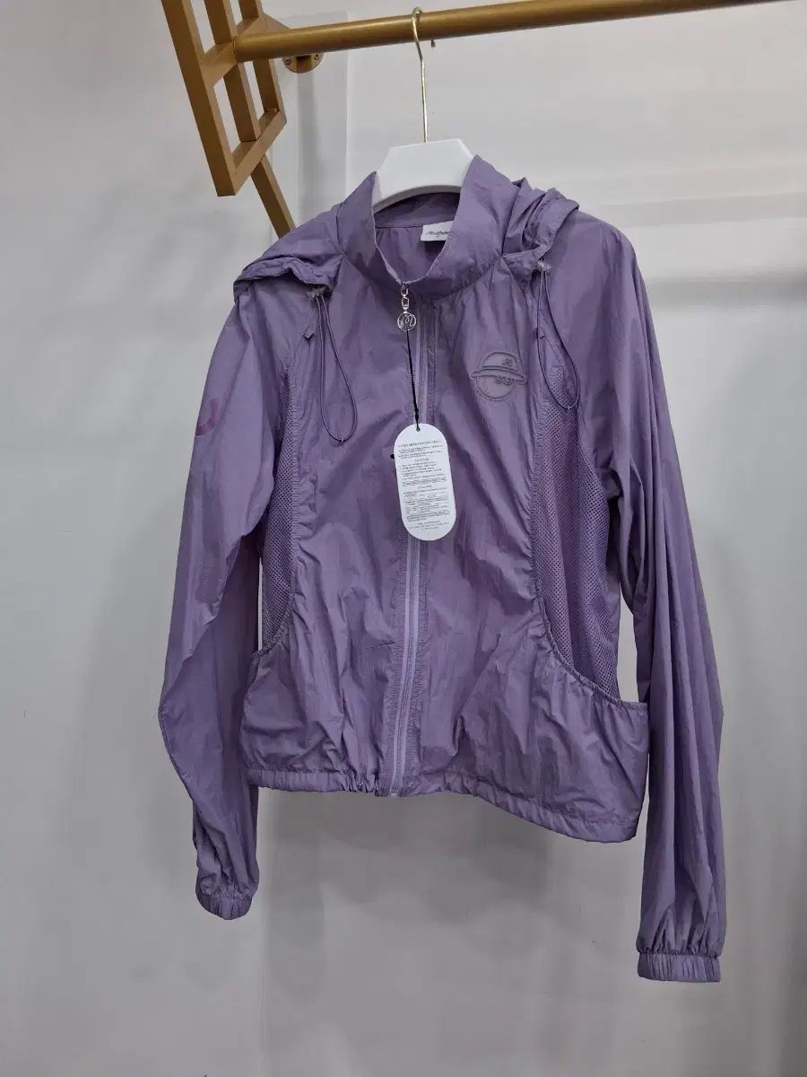 レディース ゴルフ PURPLE パープル ウィンドブレーカー UVカット アウター 55 66