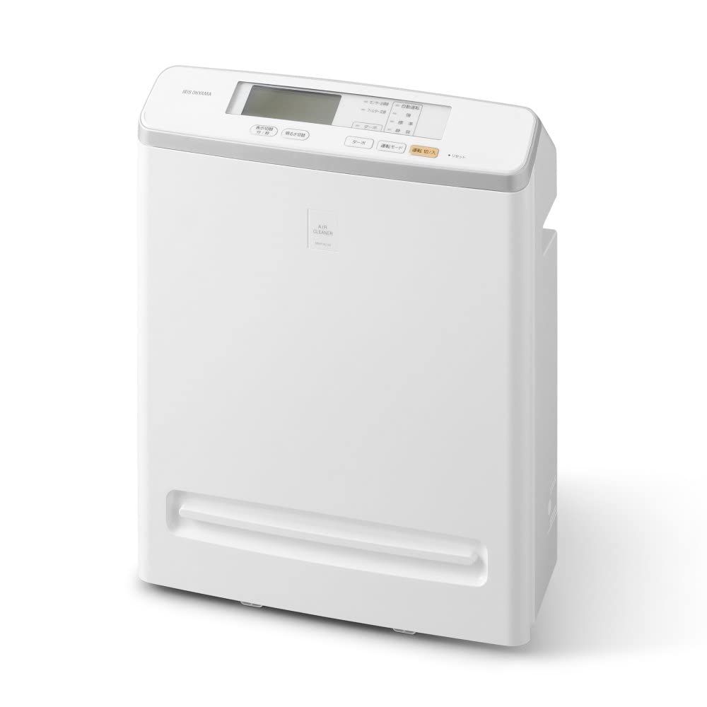 アイリスオーヤマ 空気清浄機 17畳 消臭 除菌 脱臭 ホコリ 花粉 集じん PM2.5 ペット 静音 省エネ 軽量 タバコ アレルギー対策 コンパクト モニター付き 汚れ具合数値化 ホコリセンサー付 MSAP-AC100 ホワイトt 40359db4