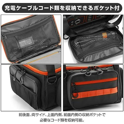 GRANWALKER ポータブル電源 収納 バッグ ジャックリー jackery 対応 ケース 防塵 防水 ジャクリ ポーチ (M (jackery 700 / 708 対応))t cccdeba5