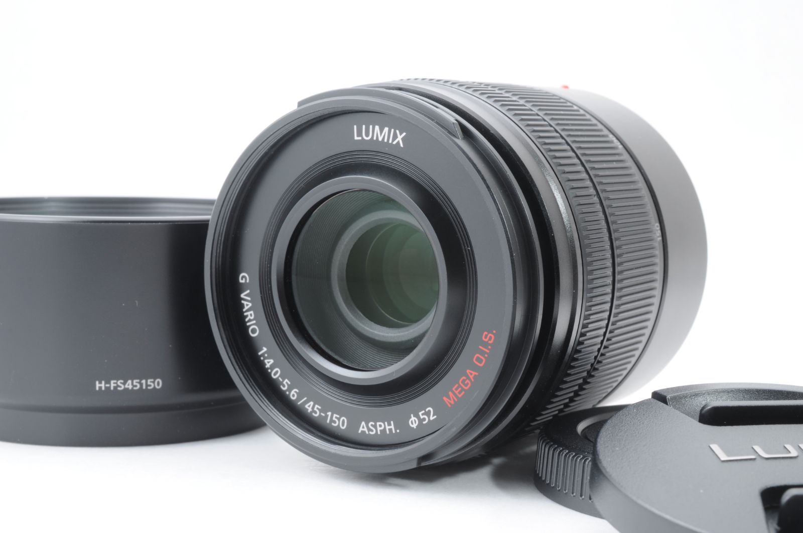 美品 LUMIX G VARIO 45-150mm F4.0-5.6 ASPH. Panasonic LUMIX G VARIO 45-150mm / F4.0-5.6 ASPH. / MEGA O.I.S.の