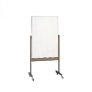 【新品・5営業日で発送】サンケーキコム ホワイトボード案内板 キャスター付 500×660×1350mm ホーロー製 WA-60 (2020197)