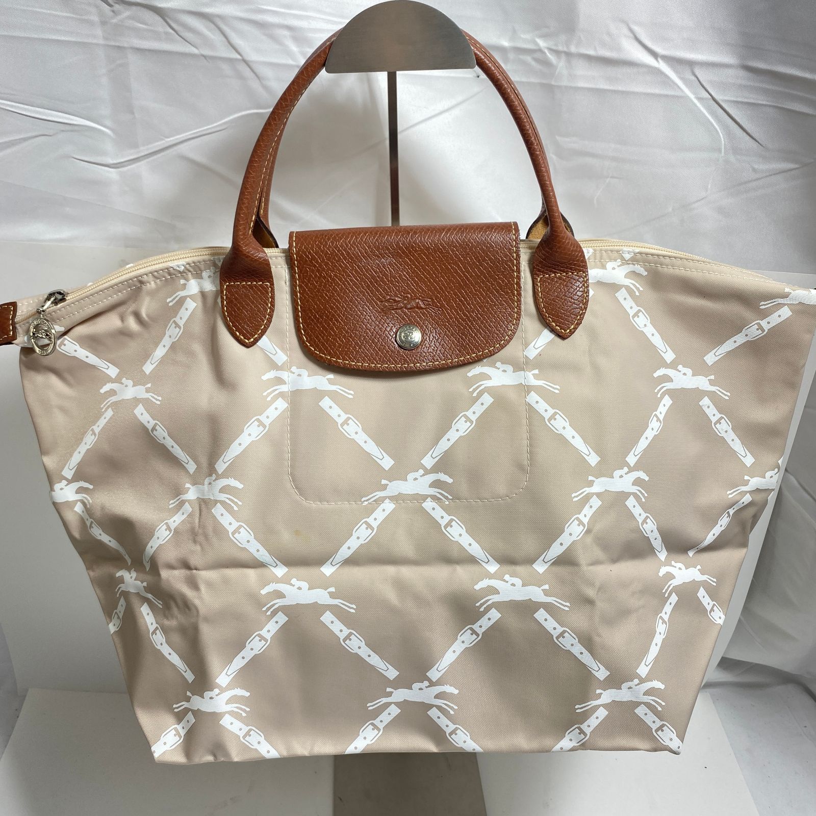 ロンシャン Longchamp エコバッグ 折り畳み 鞄 手提げ M