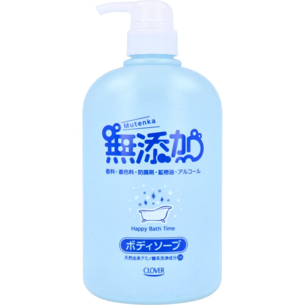 4点 ナチュラルボディソープ 無添加 800mL 低刺激処方。
