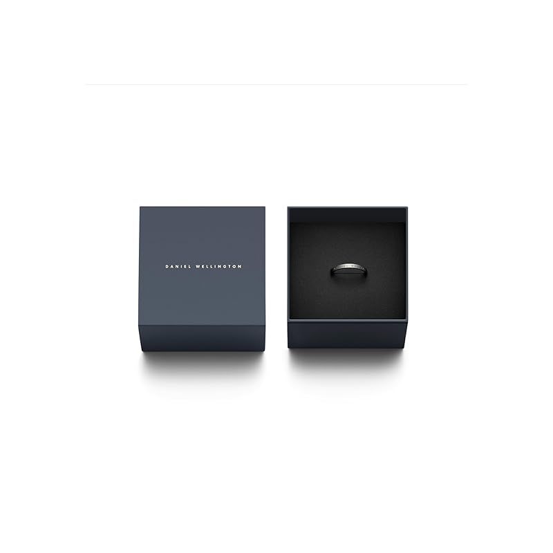 【公式ショップ/刻印入り/正規品】 ダニエルウェリントン Classic Ring Anthracite Grey クラシック リング スペースグレイ ペア指輪 金属アレルギー対応 メンズリング シンプル デラックス ジュエリー 贈り物 プレゼント