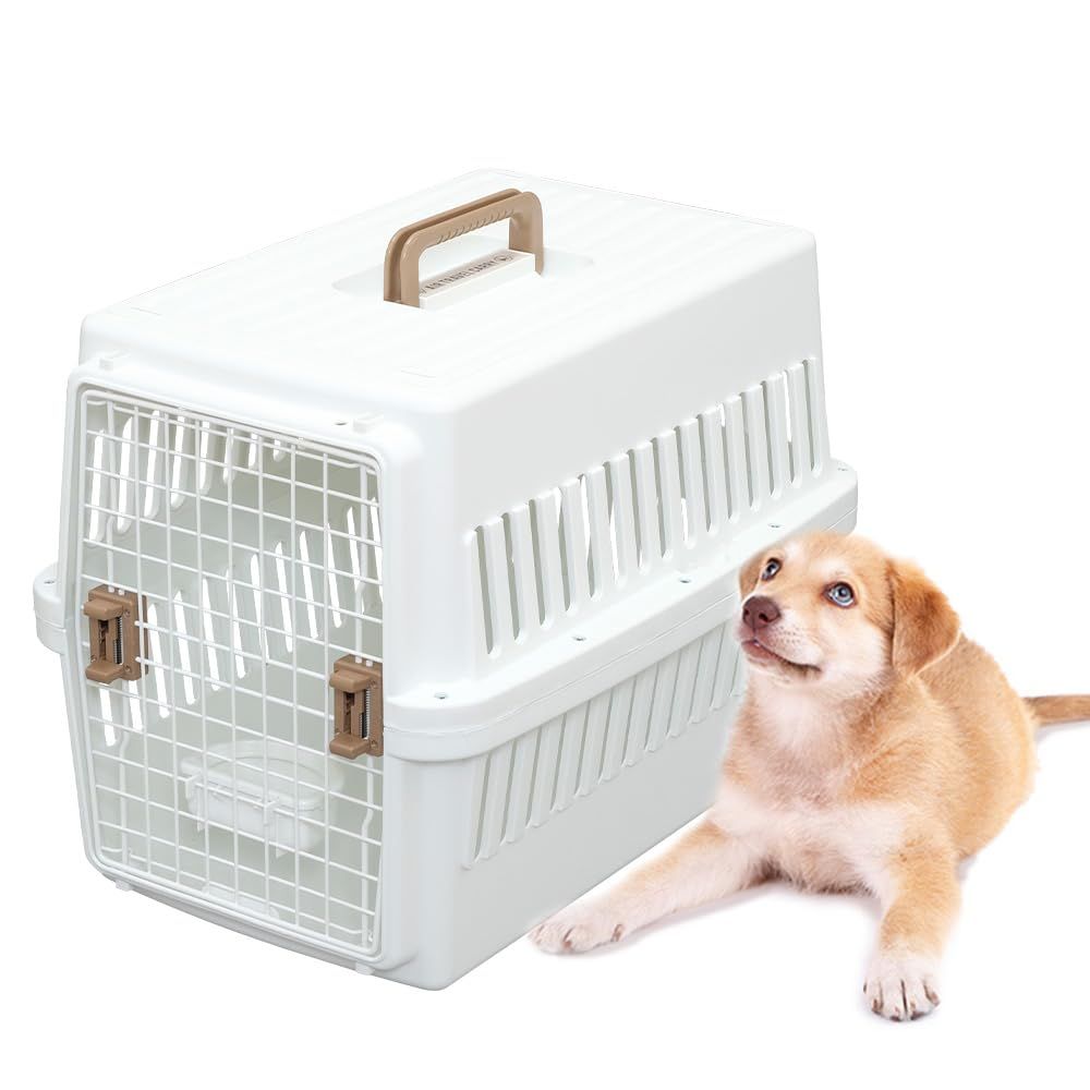 ☆新品☆アイリスオーヤマ ペットキャリー 猫 キャリー 中型犬用 ホワイト 幅47×奥行67×高さ51cm 84739462