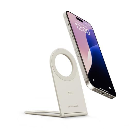 Twelve South Curve Nano ポータブル折りたたみ式マグネットスタンド Qi2対応スマートフォン MagSafe対応iPhone 軽量 コンパクトサイズ 縦向き横向き設置対応 角度調整可能 滑り止め防止 トゥエルブサウス（ホ 139a8da0