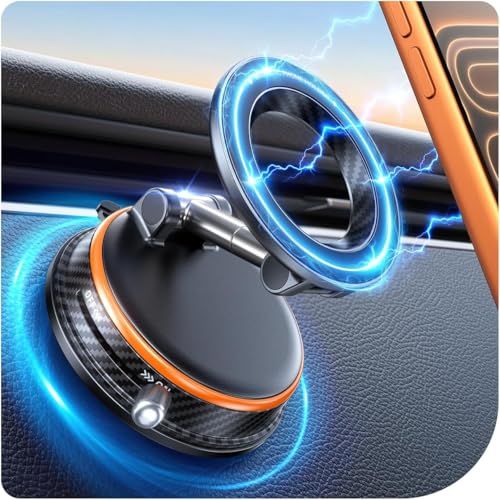 スマホホルダー 車 【真空ゲル吸盤×24個N55磁石】スマホホルダー 車 マグネット MagSafe対応 360°回転 片手操作 高級合金製 折りたたみ式 iPhone/Android全機種対応 超強力固定as 231af58b