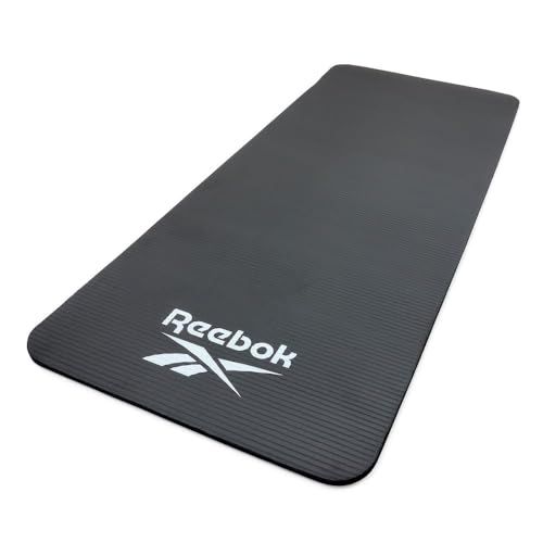 Reebok(リーボック) トレーニングマット 7mm 10mm 15mm ヨガマット フィットネス ヨガ ピラティス エクササイズ マット 厚め 幅広 防音mn 87008168
