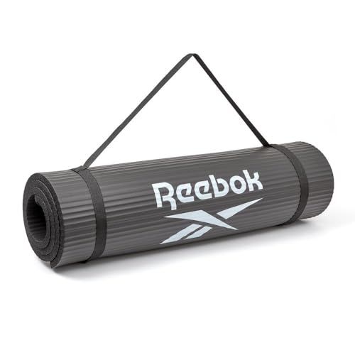 Reebok(リーボック) トレーニングマット 7mm 10mm 15mm ヨガマット フィットネス ヨガ ピラティス エクササイズ マット 厚め 幅広 防音mn 87008168