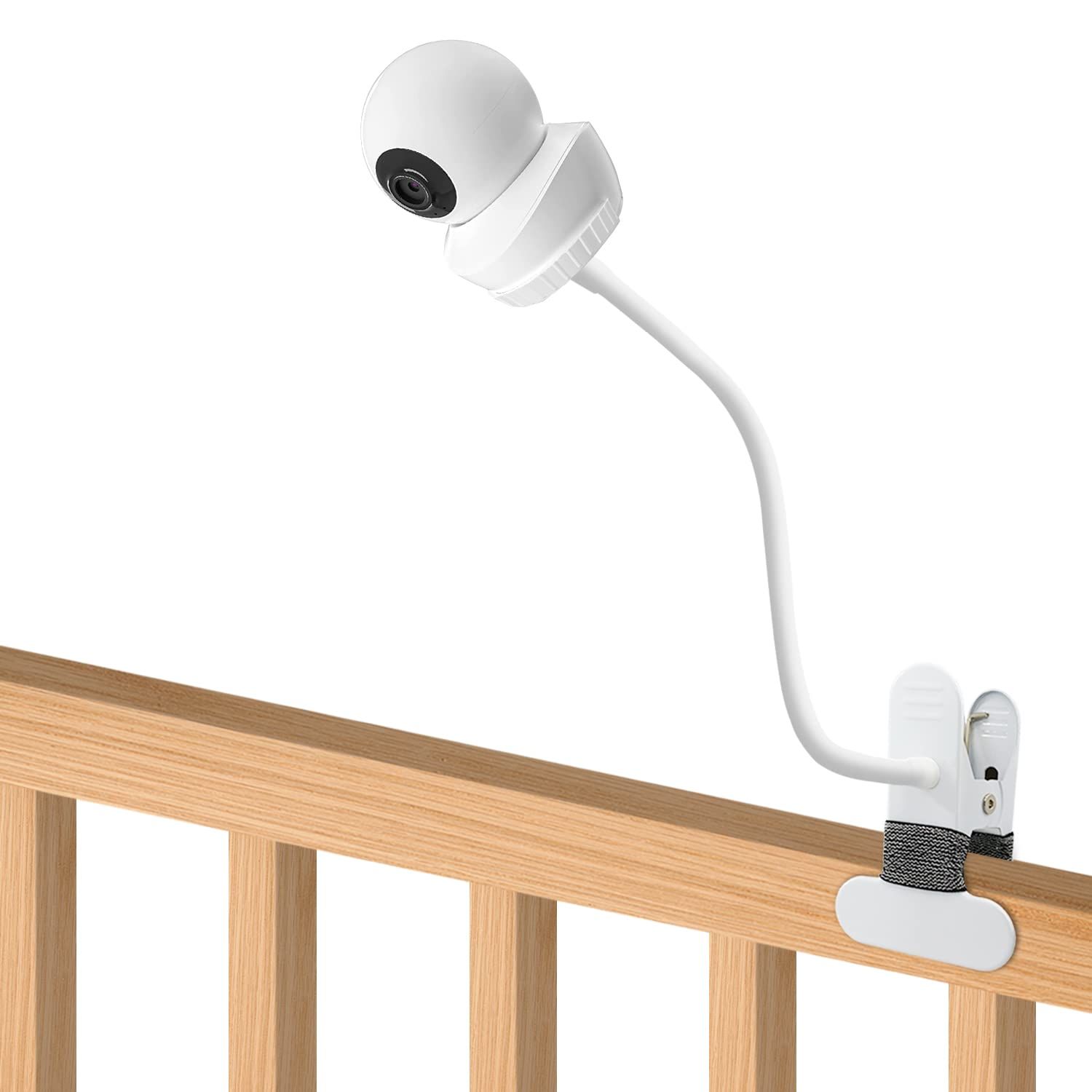 AOZTSUN ベビーモニターマウント Babysense HD S2/ V43モニターおよびその他のベビーモニターに対応 1/4ネジ穴15.7インチ フレキシブルクリップクランプマウント ロンググースネックアームY 8410a742