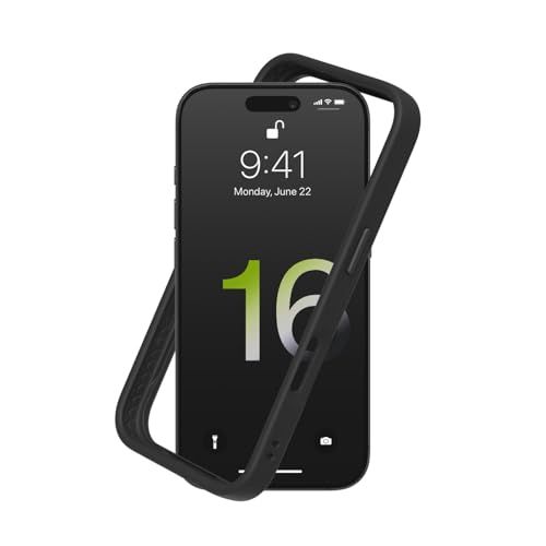 RHINOSHIELD [iPhone 16 Pro Max] CrashGuard バンパー ケース 耐衝? 米軍MIL規格 衝撃吸収 傷 指紋 防止 薄型 軽量 SGS認証 - ブラックma c9799fbc