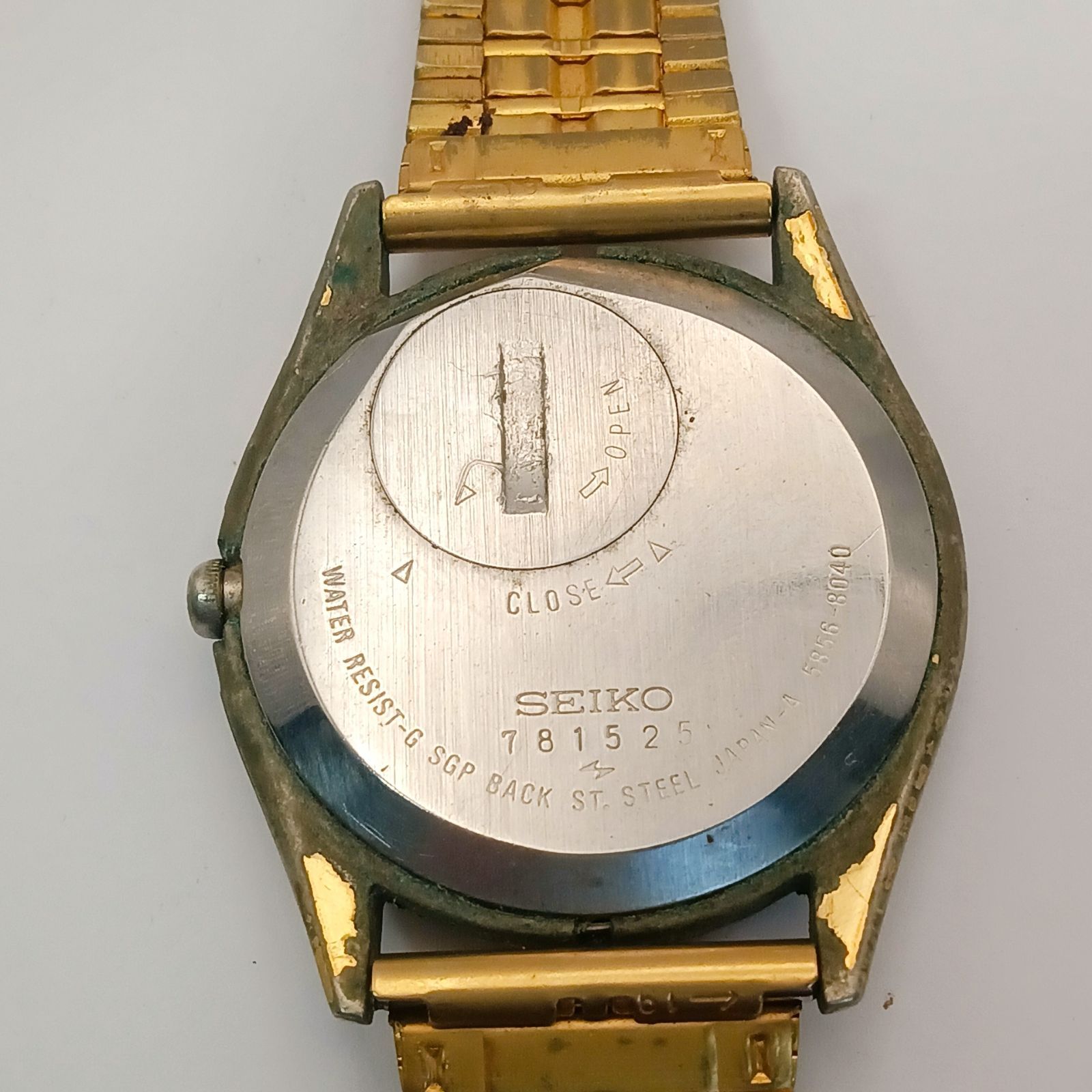 稼働 良品】0522-3 SEIKO KING QUARTZ セイコー キングクォーツ 5856