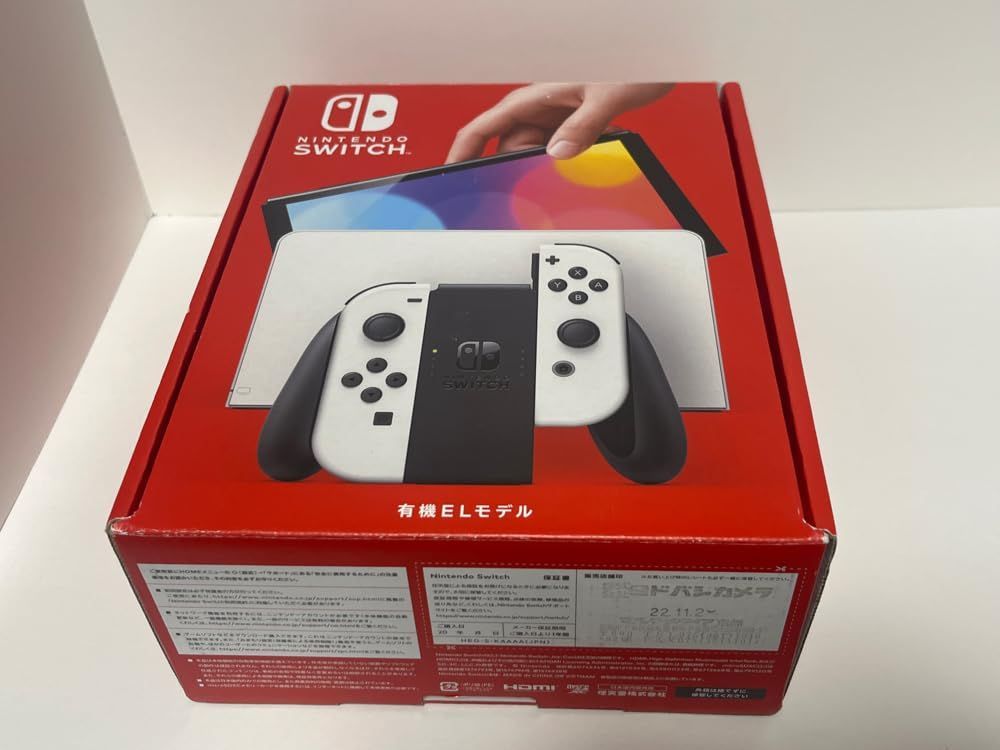 Nintendo Switch（有機ELモデル） Joy-Con ホワイト 付属品完備 美品