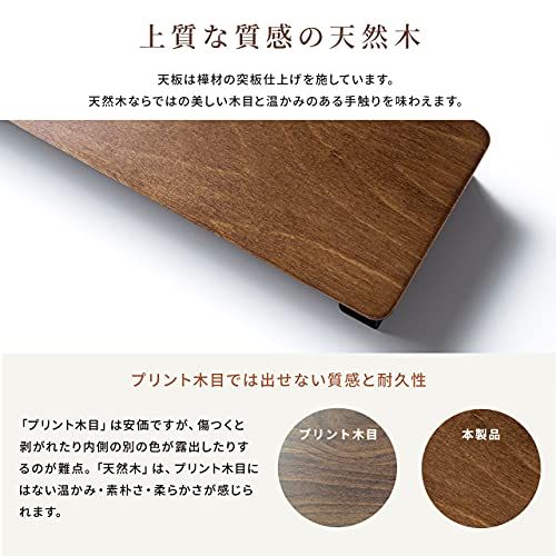 サンワダイレクト デスクシェルフ 机上台 サウンドバー 台 幅50×奥行12×高さ5cm 卓上 台 天然木×スチール 200-STN061as 5a69c10a