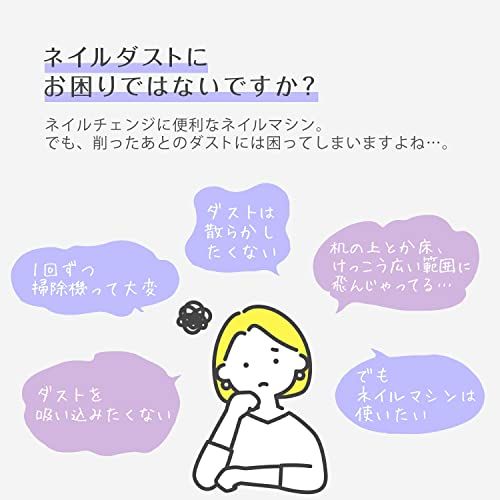 ミニット ネイルダストコレクター 集塵機 ネイルダストクリーナー セルフネイル ジェルネイル ネイルオフ ネイルケア 強力吸引 80W 4500rpm回転数 ネイルマシン フィルター付き ダストバッグ不要 12ヶ月 (ピンク)as f03b7497