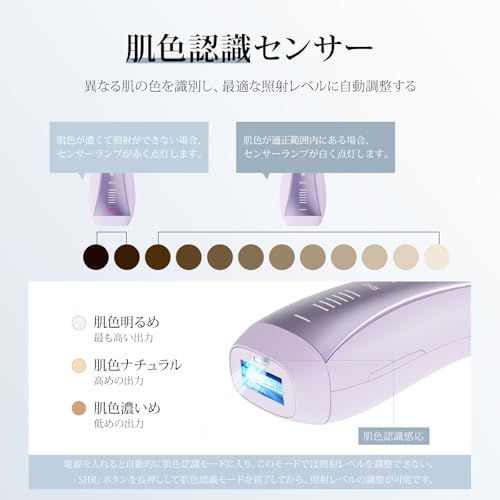 【新品】Yete(エイティー)脱毛器 【SHR6回連続照射】肌色識別機能 IPL光美容器 サファイア冷却 冷感無痛 6段階レベル 手動/自動照射切替 家庭用脱毛器 全身ムダ毛処理 自宅用 誕生日 記念日 PSE安全認証済み (パープル) ffb15d88 【新品】Yete(エイティー)脱毛器 【SHR6回連続照射】肌色識別機能 IPL光美容器 サファイア冷却 冷感無痛 6段階レベル 手動/自動照射切替 家庭用脱毛器 全身ムダ毛処理 自宅用 誕生日 記念日 PSE安全認証済み (パープル) ffb15d88