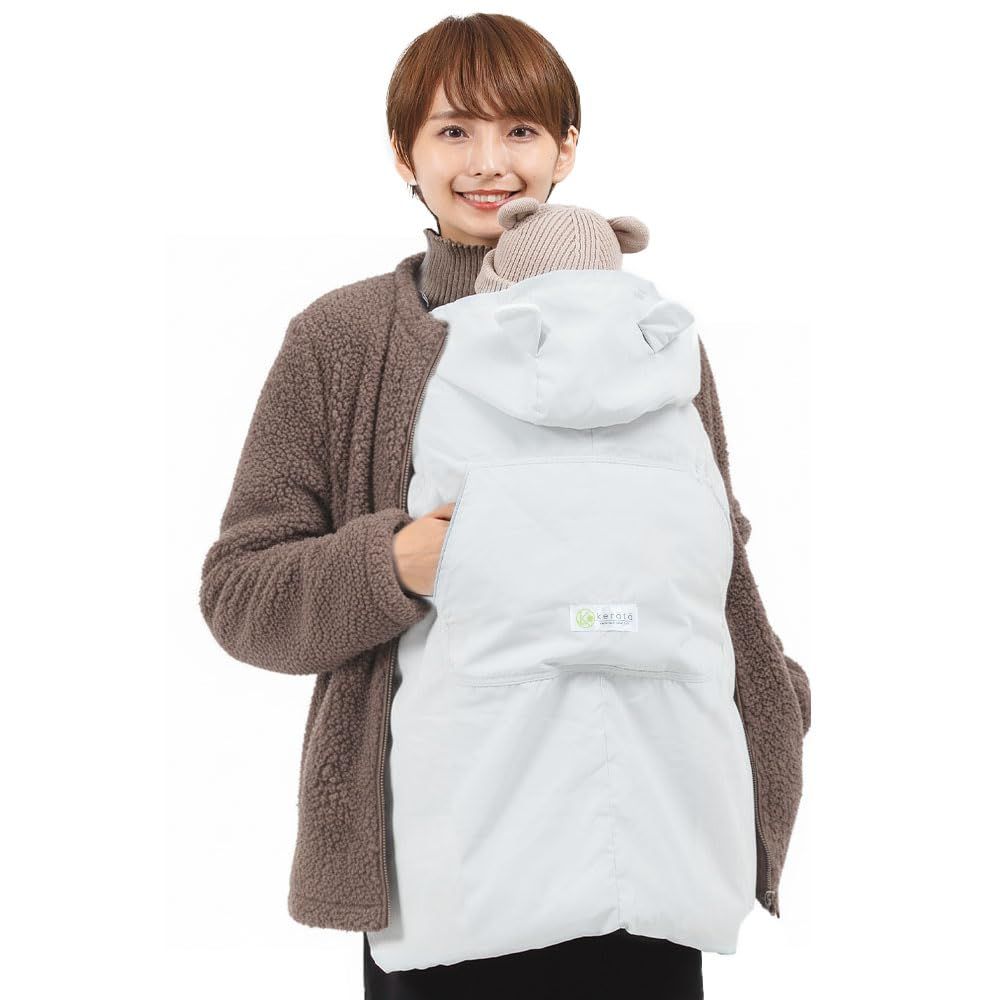【新品】(ケラッタ) 抱っこ紐 防寒 ケープ ベビーカーブランケットにもなる 撥水加工 抱っこひも 防寒カバー (ホワイト) 15298955 【新品】(ケラッタ) 抱っこ紐 防寒 ケープ ベビーカーブランケットにもなる 撥水加工 抱っこひも 防寒カバー (ホワイト) 15298955
