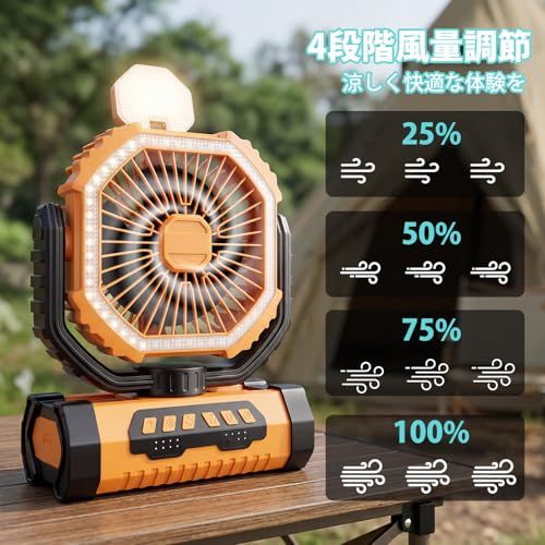 【新品】キャンプ扇風機 20000mAh 大容量 自動首振り 最大46時間連続使用 アウトドア 卓上扇風機 充電式 吊り下げ式 強風4段階調節 リモコン・タイマー機能付き 静音DCモーター LEDライト搭載 ・卓上両用 小型サーキュレーター ecf20e38 【新品】キャンプ扇風機 20000mAh 大容量 自動首振り 最大46時間連続使用 アウトドア 卓上扇風機 充電式 吊り下げ式 強風4段階調節 リモコン・タイマー機能付き 静音DCモーター LEDライト搭載 ・卓上両用 小型サーキュレーター ecf20e38