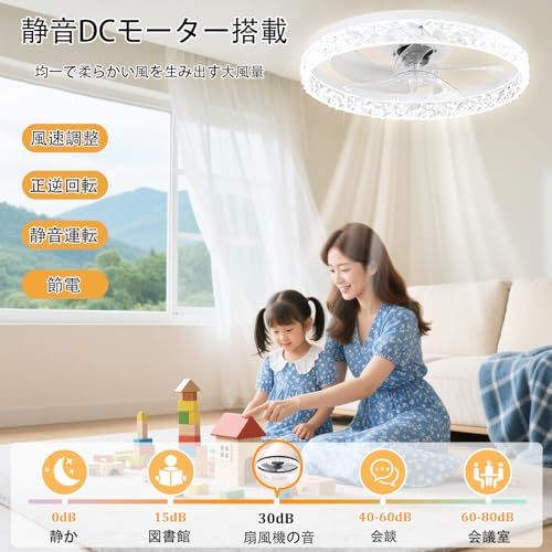 【新品】シーリングライト ファン付き 【明るい?節電に?省工ネ】リキコキリ LED シーリングファンライト 6-10畳 58W 5,000ml 照明器具 天井ファンライト 扇風機 無階段調色?調光タイプ 常夜灯付き 昼光色 昼白色 電球色 6 375d065e