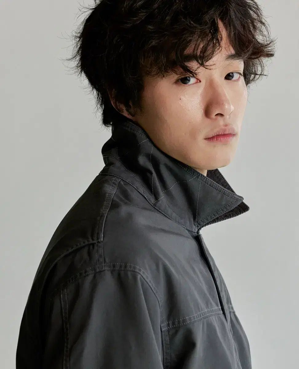 新品 YUNION BLUE(ユニオンブルー) ハンティング ジャケット グラファイト L