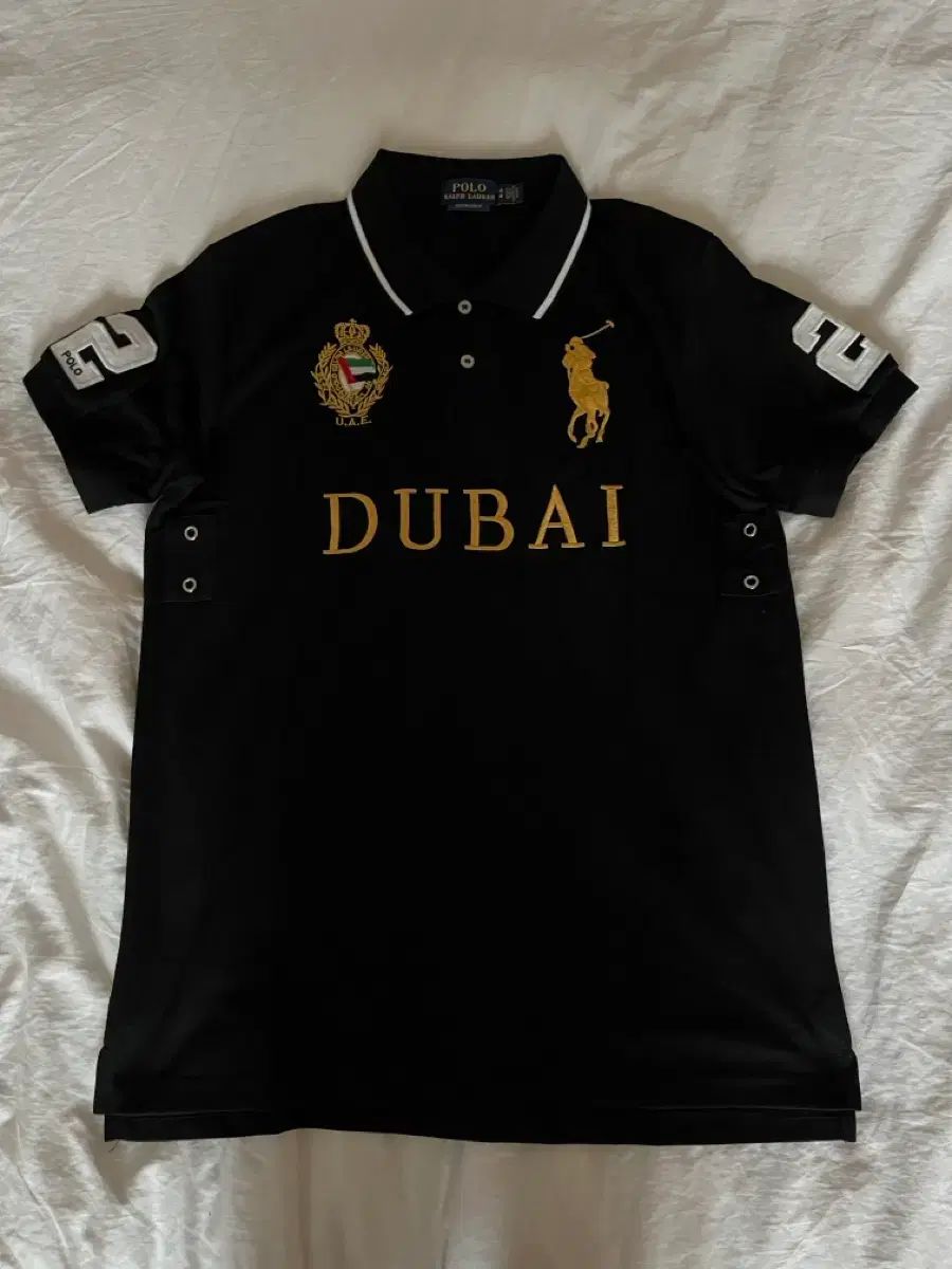 ポロラルフローレン DUBAI ブラック 半袖 カラーTシャツ チーフキーフ