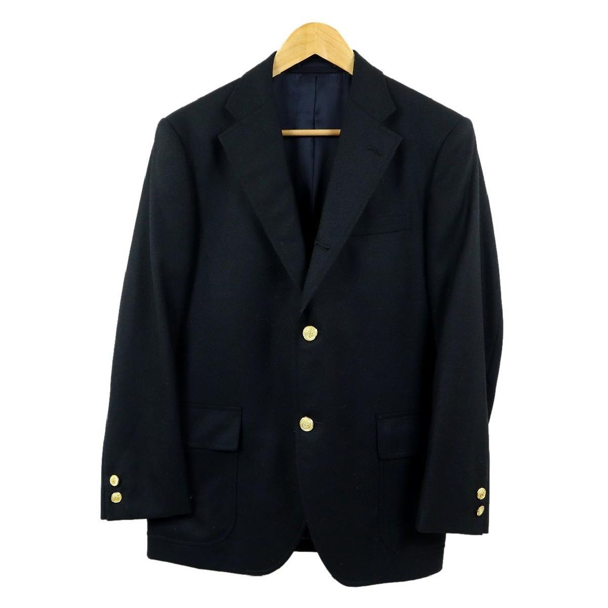 S3814】【美品】【金釦】J.PRESS PEPPIN MERINO ジェイプレス ぺ