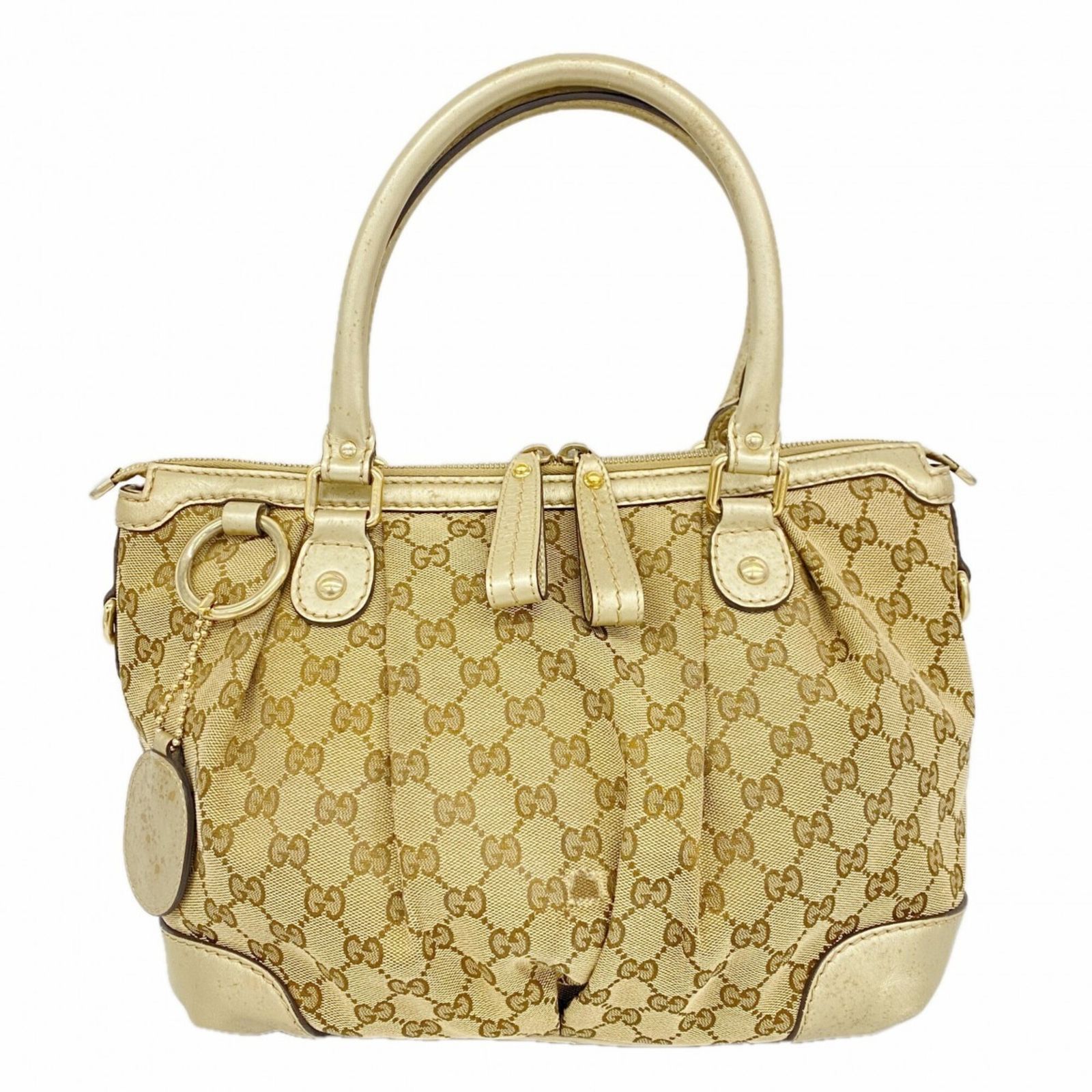 グッチ(Gucci) グッチ トートバッグ GGキャンバス スーキー 247902 キャンバス ブラウン シャンパンレディース 27,579円