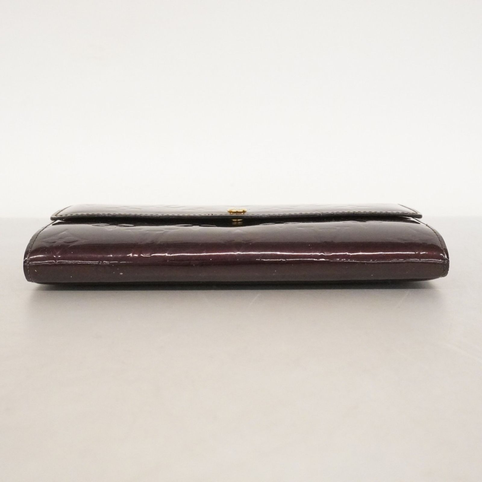 美品　ルイヴィトン　ヴェルニ　ポルトフォイル　サラ　M93524 アマラント ルイ・ヴィトン(Louis Vuitton) ルイ・ヴィトン 長財布 ヴェルニ