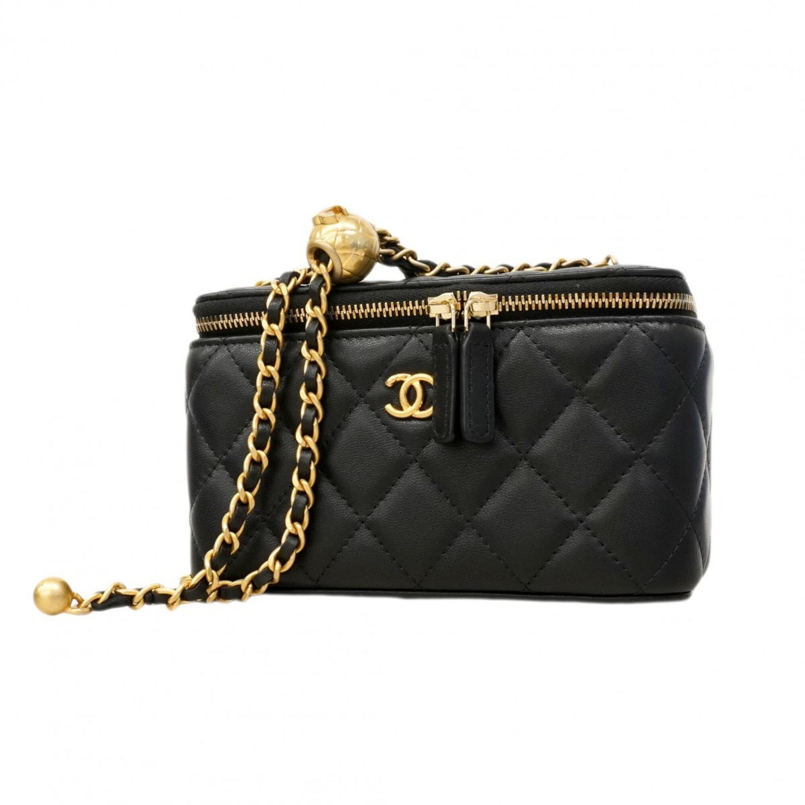 シャネル(Chanel) シャネル ハンドバッグ・バニティバッグ マトラッセ ラムスキン ブラック レディース P2901875