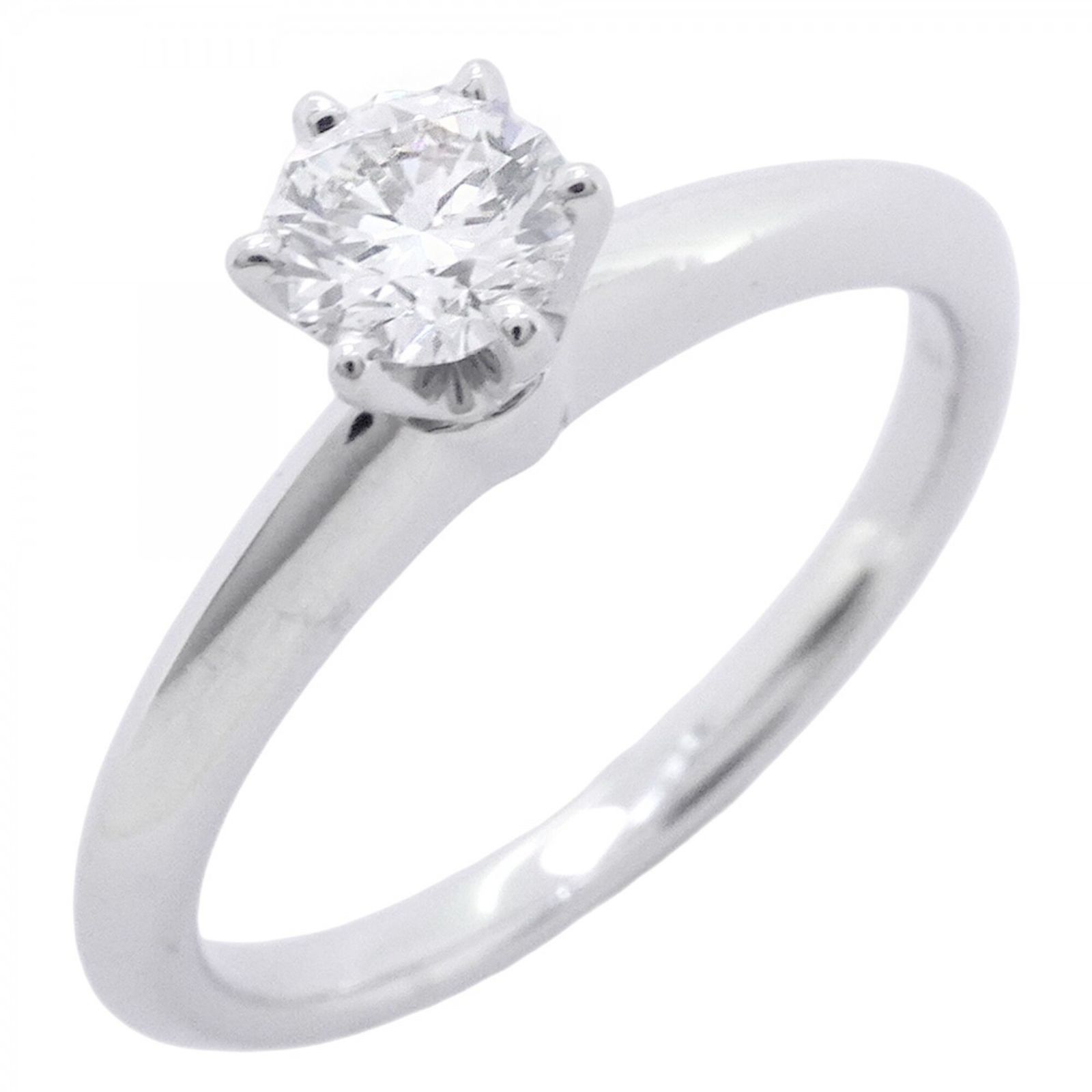 ティファニー(Tiffany) ティファニー リング ソリティア 1PD Pt950 プラチナ ダイヤモンド 0.30ct 7.5号レディース