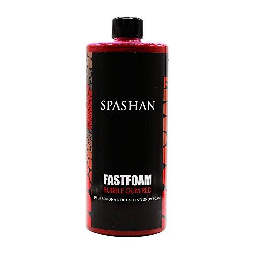 スパシャン SPASHAN エンジェルワックス ANGELWAX バブルガム(赤：香り付き)ファストフォーム FASTFOAM カーシャンプー 1000ml 1L カー用品 便利グッズ 洗車用品AR 2f8793e9