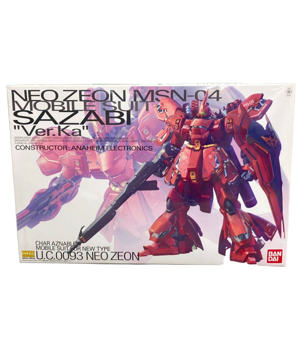 バンダイ 機動戦士ガンダム MG 1/100 ネオ・ジオン軍ニュータイプ専用モビルスーツ MSN-04 サザビー［Ver.Ka］ プラモデル