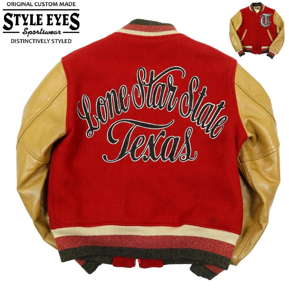 【最終値下げ】美品 style eyes レザースタジャン 東洋エンタープライズ S3817】【M品番】STYLE EYES スタイルアイズ 東洋エンタープライズ