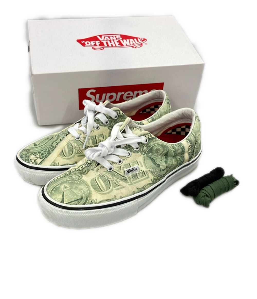 バンズ シュプリーム ローカットスニーカー Skate Era Dollar Bill メンズ SIZE 27.0 (L) VANS Supreme