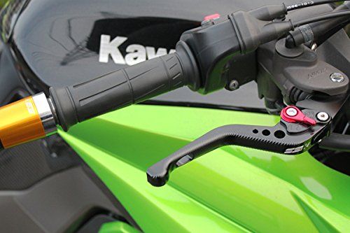 新品 SSK ショートアジャストレバー 3Dタイプ クラッチ&ブレーキセット レバー本体:ブラック アジャスト:レッド YZF-R1 2015- YA0406472-RD