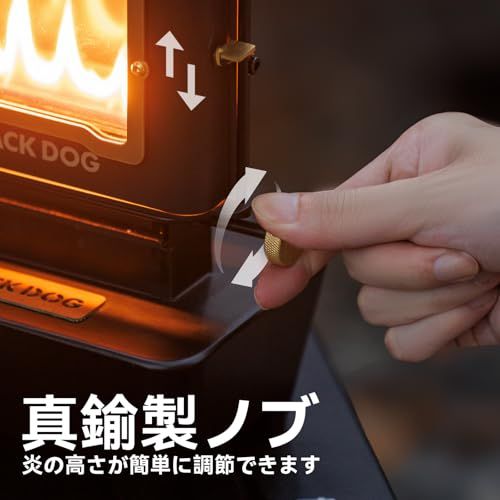 新品】アイロンストーブ 焚き火 オイルランタン ステンレス鋼+真鍮製 