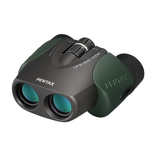 【新品】PENTAX 双眼鏡 UP 8-16×21 グリーン 【ライブ コンサート スポーツ観戦】【野鳥観察】【推し活】【8倍から16倍のズーム】【高級プリズム Bak4搭載】【メガネの方も見やすい・スライド式接眼目当て】【フルマルチコーティ d561a717